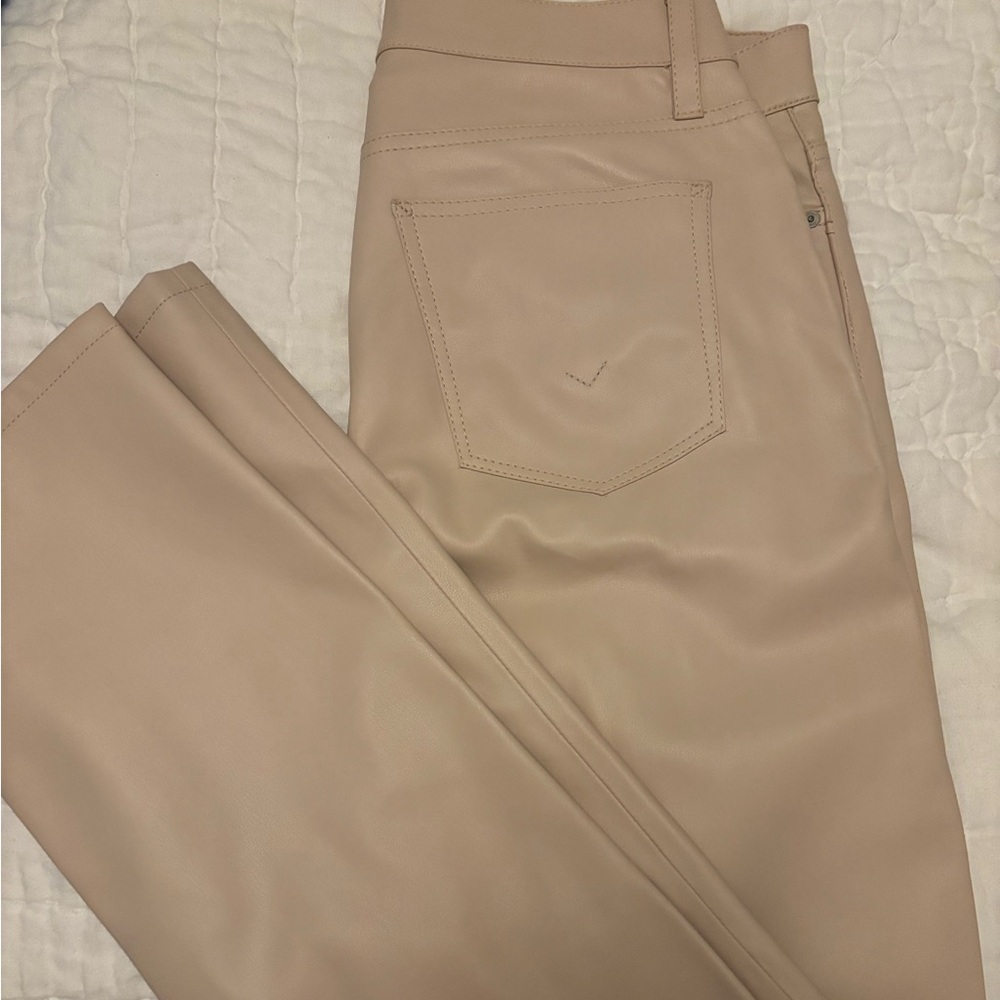 Hudson Harlow Faux Leather Pants Size 28 Worn Once!